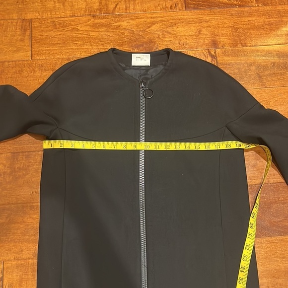 AKRIS Punto Wool Blend Black Jacket Size 4 - Picture 12 of 14